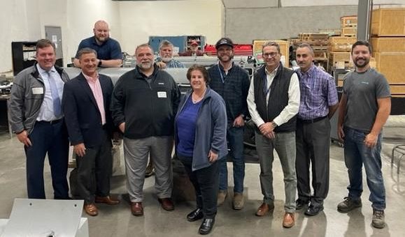 NUWCDIVNPT’s Code 45 Management Team visits our Warehouse facility in Portsmouth, RI