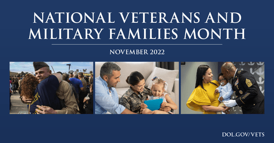 National Veterans and Military Families Awareness Month