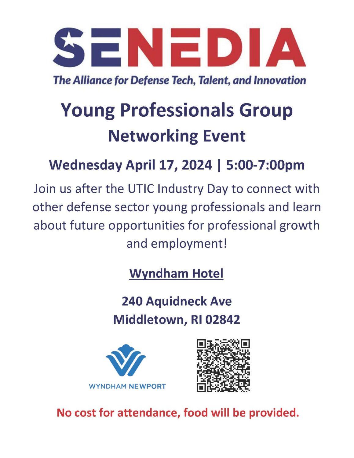 SENEDIA Young Professionals Group Event 17 April 2024