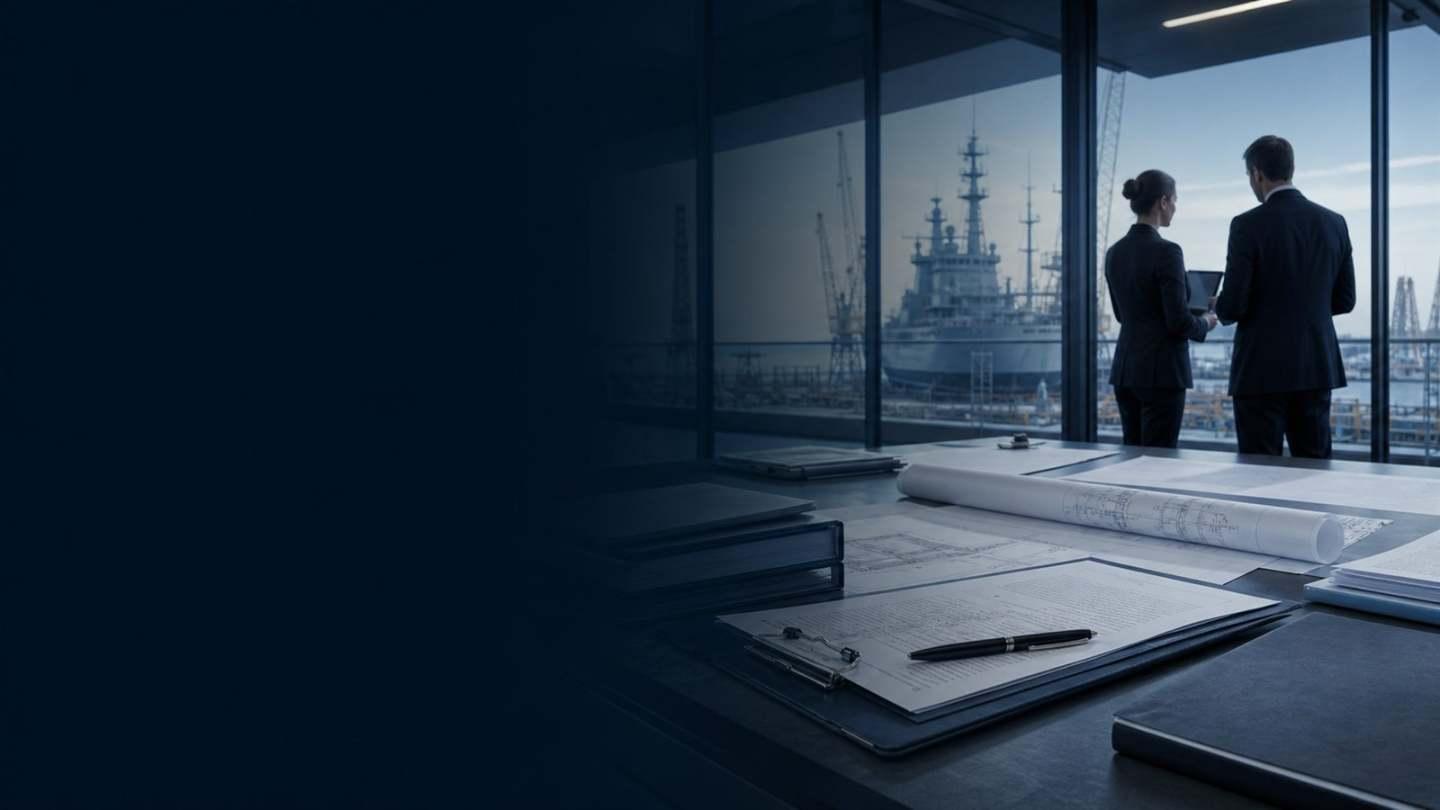Government contracting documents in a secure professional workspace